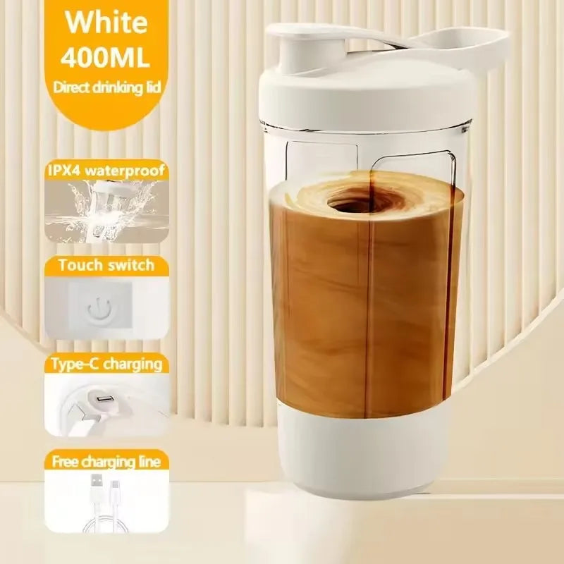 Shaker Électrique Portable — Mixeur Protéines & Boissons