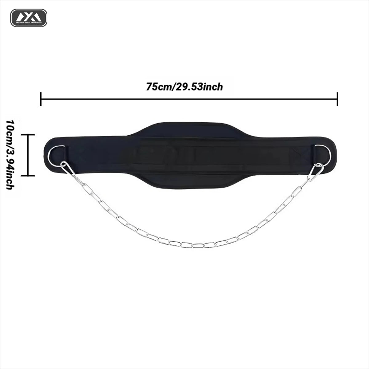 Ceinture de Lest Néoprène avec Chaîne — Musculation