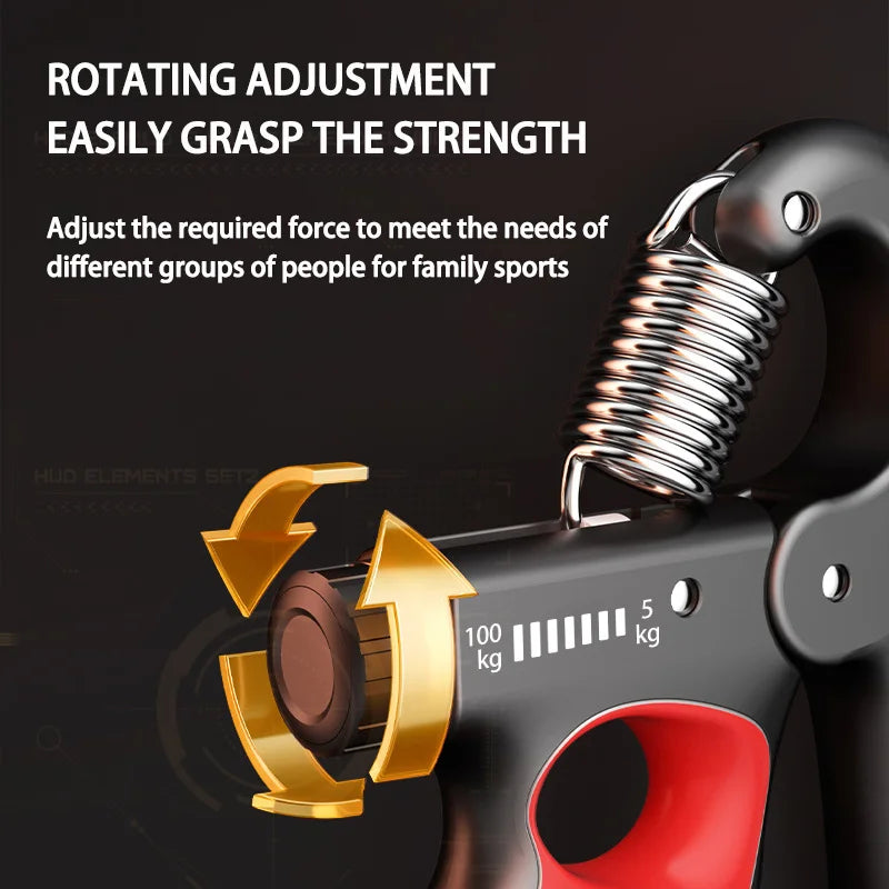Extenseurs de Poignet Réglables 5-150kg — Musculation
